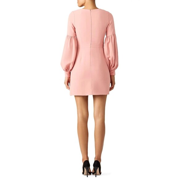 Alexis Ellena Mini Shift Dress Long Balloon Sleeves Pink Women L Party Wedding - Picture 3 of 9